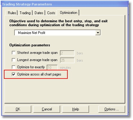 Optimize across all chart pages